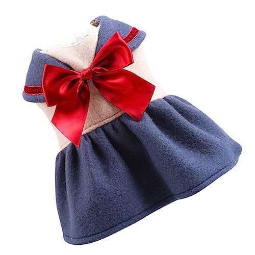 COSMEVIVI 1Stk Haustierkleidung ausgestopfter Welpe Welpenkleidung für ädchen Plüschtiere Kätzchen-Kleidung hundekleidung hundebekleidung Hundefest-Tuch Winterkleid für Haustiere Polyester von COSMEVIVI