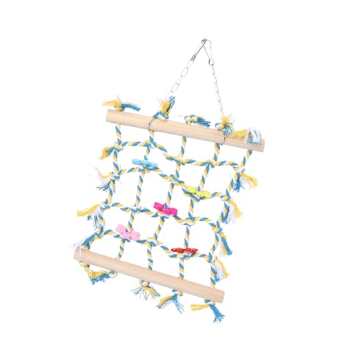 COSMEVIVI 1stück Papageien Spielzeug Kletternetz Aus Multifunktionales Kratzspielzeug Für Vögel Zum Klettern Und Krallenwetzen Schaffen Sie Einen Komfortablen Spielplatz Für Ihre von COSMEVIVI