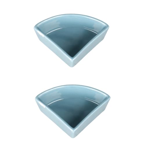 COSMEVIVI 2stücke Triangular Hamster Bowl Aus Kreative Futter Und Trinkschale Für Kleine Haustiere Wie Hamster Chinchillas Und Igel Langlebig Und rutschfest von COSMEVIVI