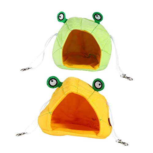 COSMEVIVI 2er-Pack Haustier-hängematten in Shay-Form Entzückende Katzennester Einfache Sichere Gelbgrüne Aufhängbare Nester Für Kleintiere COSMEVIVI 2er-Pack Haustier-hängematten in Shay-Form Entzückende Katzennester Einfache Sichere Gelbgrüne Aufhängbare Nester Für Kleintiere von COSMEVIVI