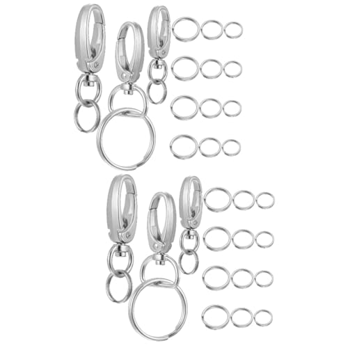 COSMEVIVI 2 Sets Hundeknopf Hundehalsband Clips, Hundemarken Clip Für, Hundemarken Clips Aus Metall, Hundemarken Clip Mit Ringen, Hundemarken Clip Aus Edelstahl, Halter Für Haustier Id COSMEVIVI 2 Sets Hundeknopf Hundehalsband Clips, Hundemarken Clip Für, Hundemarken Clips Aus Metall, Hundemarken Clip Mit Ringen, Hundemarken Clip Aus Edelstahl, Halter Für Haustier Id von COSMEVIVI