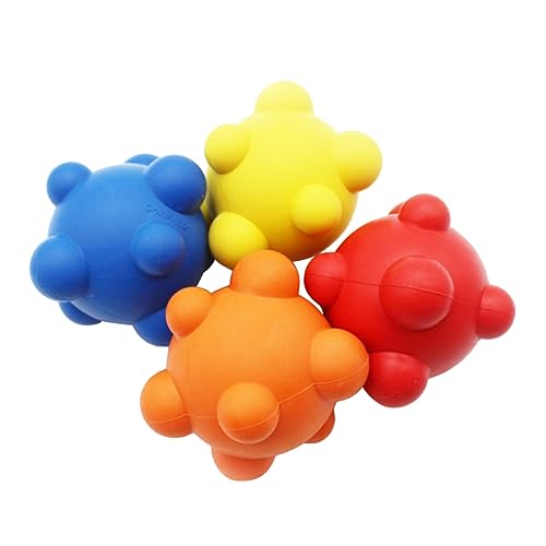 COSMEVIVI 2er Set Hundespielzeug Nontoxische Bissfeste Gummibälle Für Hunde Unregelmäßige Form Interaktives Kauspielzeug Fördert Beschäftigung Und Spielspaß Farbe Zufällig COSMEVIVI 2er Set Hundespielzeug Nontoxische Bissfeste Gummibälle Für Hunde Unregelmäßige Form Interaktives Kauspielzeug Fördert Beschäftigung Und Spielspaß Farbe Zufällig von COSMEVIVI