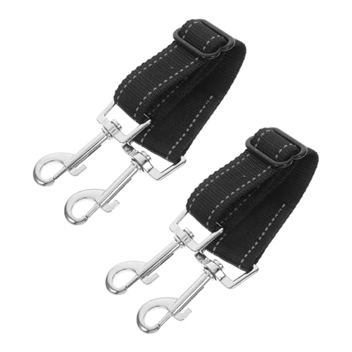 COSMEVIVI 2 Stück Reflektierendes Hundehalsband-verbindungsstück Schnellverschluss-Leine Für Sicherheitsclip Nylon-Hunde-Backup-Halsband Größe Für Training Und Spazierengehen von COSMEVIVI