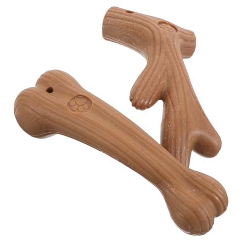 COSMEVIVI 2 Stück Hundekauknochen Für Welpen Und Kleine Hunde – Kaustangen Aus Holz – Zahnreinigung Und Atemerfrischung – Für Zahnungstraining Und Interaktives Spielen COSMEVIVI 2 Stück Hundekauknochen Für Welpen Und Kleine Hunde – Kaustangen Aus Holz – Zahnreinigung Und Atemerfrischung – Für Zahnungstraining Und Interaktives Spielen von COSMEVIVI