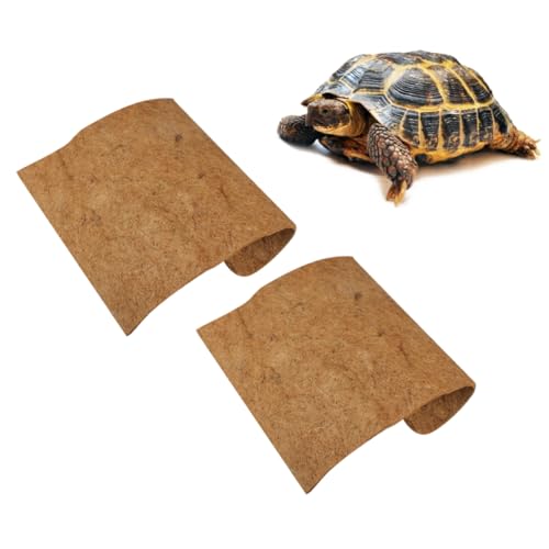 COSMEVIVI 2 Stück Natürliche Kokosfaser Matten für Reptilien Atmungsaktive Unterlage für Schildkröten und Haustiere Braun Geeignet für Terrarien und Mikro Landschaften COSMEVIVI 2 Stück Natürliche Kokosfaser Matten für Reptilien Atmungsaktive Unterlage für Schildkröten und Haustiere Braun Geeignet für Terrarien und Mikro Landschaften von COSMEVIVI