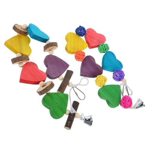 COSMEVIVI 2 Stück Papageien Beißspielzeug, Papageien Kauspielzeug Zum Aufhängen, Papageienkäfig Spielzeug, Vogelspielzeug, Hängendes Vogelspielzeug, Vogel Beißspielzeug, Sittichkäfig COSMEVIVI 2 Stück Papageien Beißspielzeug, Papageien Kauspielzeug Zum Aufhängen, Papageienkäfig Spielzeug, Vogelspielzeug, Hängendes Vogelspielzeug, Vogel Beißspielzeug, Sittichkäfig von COSMEVIVI