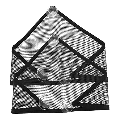 COSMEVIVI 2stücke Bunte Kletternetz-hängematte Für Reptilien Und Kleintiere Atmungsaktives Spielzeug Für Hamster Eichhörnchen Geckos Praktisch Mit Saugnäpfen Zur Einfachen Montage von COSMEVIVI