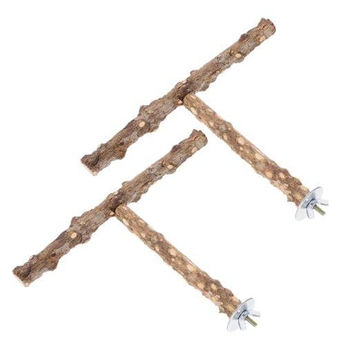 COSMEVIVI Papagei Barsch Spielzeug Vogel Barsch Stehen 2 Stücke Papagei Käfig Barsch Vogel Steht Für Papageien Pfote Schleifen Stick COSMEVIVI Papagei Barsch Spielzeug Vogel Barsch Stehen 2 Stücke Papagei Käfig Barsch Vogel Steht Für Papageien Pfote Schleifen Stick von COSMEVIVI