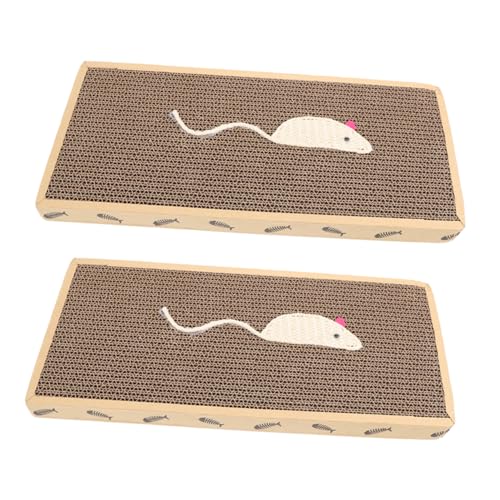 COSMEVIVI 2st Krallenschleifspielzeug Für Katzen Rückenkratzer Für Katzen Kratzunterlage Für Katzen Aus Sisal Horizontaler Katzenkratzer Natürlicher Kratzteppich Katze Kratzmatte Wellpapier COSMEVIVI 2st Krallenschleifspielzeug Für Katzen Rückenkratzer Für Katzen Kratzunterlage Für Katzen Aus Sisal Horizontaler Katzenkratzer Natürlicher Kratzteppich Katze Kratzmatte Wellpapier von COSMEVIVI