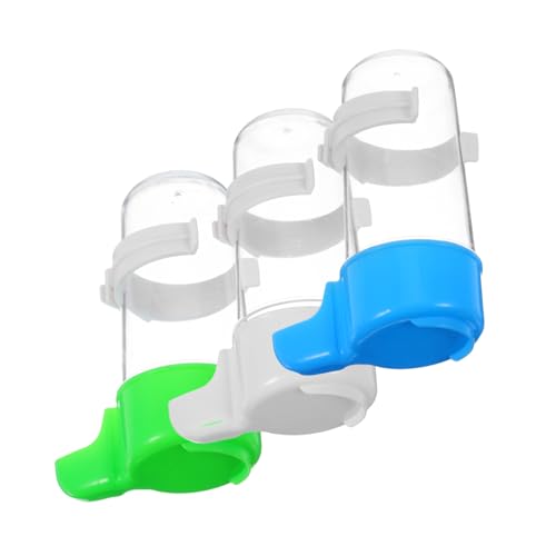 COSMEVIVI 3 Stück Automatischer Wasserspender für Fassender Trinkbrunnen für Papageien Wellensittiche Nymphensittiche Lovebirds und Kanarienvögel zu Reinigen für Frisches Wasser im Käfig COSMEVIVI 3 Stück Automatischer Wasserspender für Fassender Trinkbrunnen für Papageien Wellensittiche Nymphensittiche Lovebirds und Kanarienvögel zu Reinigen für Frisches Wasser im Käfig von COSMEVIVI