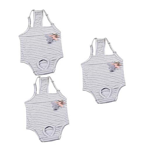 COSMEVIVI 3 Stücke Hund Servietten Weibliche Hund Windel Mit Hosenträger Komfortable Bauch Band COSMEVIVI 3 Stücke Hund Servietten Weibliche Hund Windel Mit Hosenträger Komfortable Bauch Band von COSMEVIVI