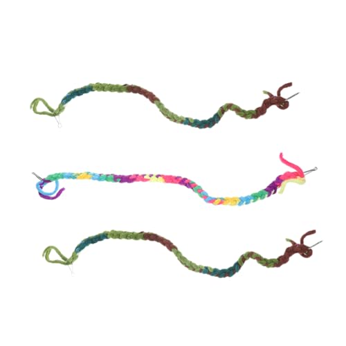 COSMEVIVI 3stücke Kletterseil Für Krabben Und Reptilien Robuste Klettervorrichtung Aus Baumwolle Für Terrarien Dekoration Und Spielzeug Für Krustentiere Und Echsen von COSMEVIVI