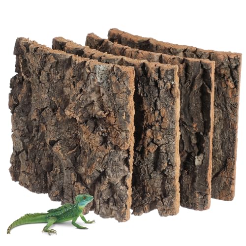 COSMEVIVI Aquarium-dekorationsset 4-teilig Korkrinde Reptiliengehege- Für Geckos Eidechsen Frösche Bartagamen Vielseitige Dekoration COSMEVIVI Aquarium-dekorationsset 4-teilig Korkrinde Reptiliengehege- Für Geckos Eidechsen Frösche Bartagamen Vielseitige Dekoration von COSMEVIVI