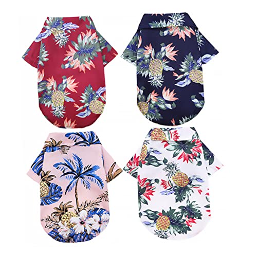 COSMEVIVI Dress 4-teiliges Haustier-Kleidungsset Für Atmungsaktive Und Saugfähige Hundeshirts Mit Lustigen Mustern COSMEVIVI Dress 4-teiliges Haustier-Kleidungsset Für Atmungsaktive Und Saugfähige Hundeshirts Mit Lustigen Mustern von COSMEVIVI