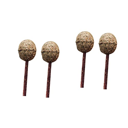 COSMEVIVI 4 Stück Katzenminzball Katzenspielzeug Katzenwand Katzenrad Katzenminze-Sticks Katzenlutscher katzenpflege Katzen Pflege Katzenminze Lutscher Backenzähne Taktstock Bambus Brown COSMEVIVI 4 Stück Katzenminzball Katzenspielzeug Katzenwand Katzenrad Katzenminze-Sticks Katzenlutscher katzenpflege Katzen Pflege Katzenminze Lutscher Backenzähne Taktstock Bambus Brown von COSMEVIVI