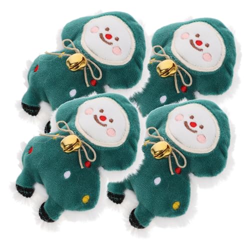 COSMEVIVI 4stücke Teiliges Weihnachts-katzenspielzeug Plüsch Interaktive Kauspielzeuge Mit Katzenminze Niedliches Cartoon-Design Für Katzen Und Kätzchen Für Spiel Und Spaß von COSMEVIVI