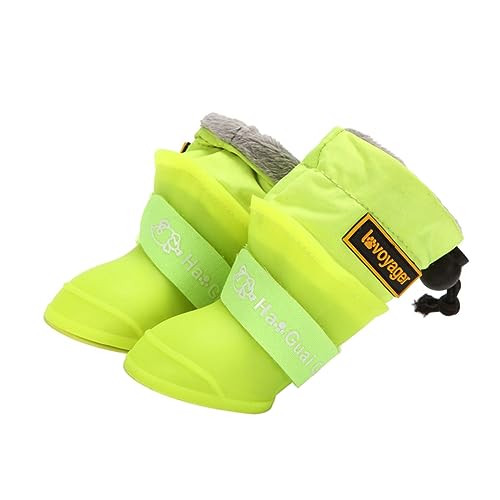 COSMEVIVI Regenschuhe für Hunde 4er-Pack wasserdichter Stiefel für mittelgroße und große Hunde einfache Reinigung COSMEVIVI Regenschuhe für Hunde 4er-Pack wasserdichter Stiefel für mittelgroße und große Hunde einfache Reinigung von COSMEVIVI