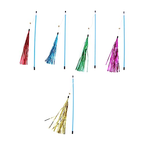 COSMEVIVI 5 Stücke Katze Beißen Resistent Stickthings Katze Teaser Interessante Katze Spielzeug COSMEVIVI 5 Stücke Katze Beißen Resistent Stickthings Katze Teaser Interessante Katze Spielzeug von COSMEVIVI