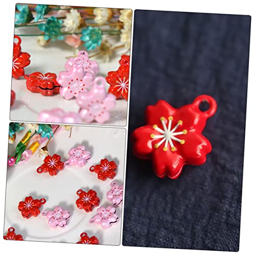 COSMEVIVI Haustier Halsband Glocke Kirschblüte Form 5PCS Haustier Halskette Zubehör Zubehör von COSMEVIVI