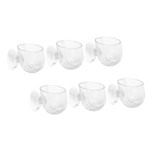 COSMEVIVI 6Pcs Aquarium Wasserpflanze Topf Acryl Fisch Tank Pflanzer Löcher für Süß-/Salzwasser Decor COSMEVIVI 6Pcs Aquarium Wasserpflanze Topf Acryl Fisch Tank Pflanzer Löcher für Süß-/Salzwasser Decor von COSMEVIVI