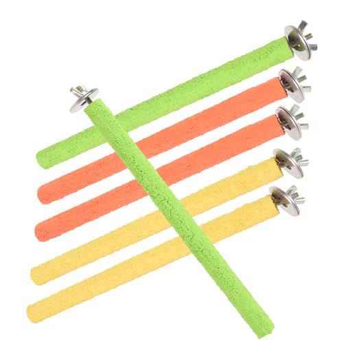 COSMEVIVI 6stücke Sitzstangen Für Vögel Bunte Perch Sticks Für Wellensittiche Nymphensittiche Papageien Paw Grinding Sticks Beschäftigung Und Pflege Krallen COSMEVIVI 6stücke Sitzstangen Für Vögel Bunte Perch Sticks Für Wellensittiche Nymphensittiche Papageien Paw Grinding Sticks Beschäftigung Und Pflege Krallen von COSMEVIVI