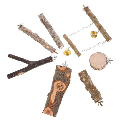 COSMEVIVI Papagei Schaukel Spielzeug Set 6 Stücke Vogel Spielzeug Für Nymphensittich Papagei Finken Haustier Vogel Käfig Decor Vogel Sitzstange Stehen COSMEVIVI Papagei Schaukel Spielzeug Set 6 Stücke Vogel Spielzeug Für Nymphensittich Papagei Finken Haustier Vogel Käfig Decor Vogel Sitzstange Stehen von COSMEVIVI