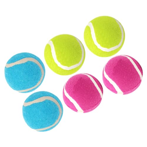 COSMEVIVI 6 Stück Wurfbälle Für Hunde Interaktives Hundespielzeug Hochspringende Hundebälle Für Aggressive Kauer Weiche Robuste Apportierbälle Für Mittelgroße Hunde COSMEVIVI 6 Stück Wurfbälle Für Hunde Interaktives Hundespielzeug Hochspringende Hundebälle Für Aggressive Kauer Weiche Robuste Apportierbälle Für Mittelgroße Hunde von COSMEVIVI