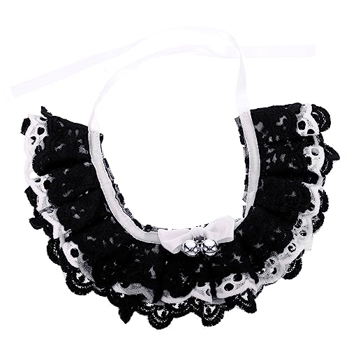 COSMEVIVI Cotton Lace Pet Bib Für Hunde Und Mit Glöckchen Baumwolle Für Stilvolle Tierdekoration Und Besondere Anlässe von COSMEVIVI