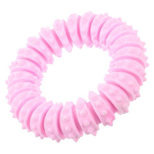 COSMEVIVI Hundespielzeug Kreis Aus TPR Mit Quietscher Vielseitiges Kauspielzeug Für Welpen Für Outdoor-aktivitäten Kau Und Spielinstinkte von COSMEVIVI