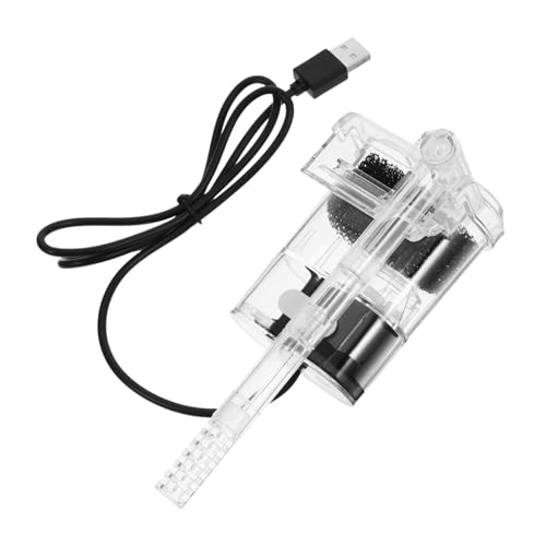 COSMEVIVI Mini USB Für Aquarien Leiser Transparenter Filter Mit - Für Verschiedene Fischbecken Energieeffiziente Watt Pumpe von COSMEVIVI