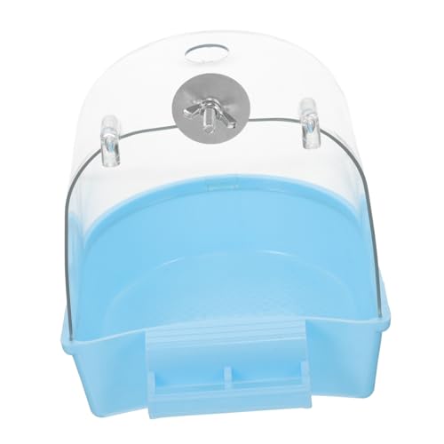 COSMEVIVI Box Badewanne Vogelausrüstung Hängende Vogelbadewanne Vogelbadebehälter Papageienbadewanne Papageienbedarf Papageienkäfig Badewanne Vogelkäfig Badewanne Sittichbad Für Käfig von COSMEVIVI