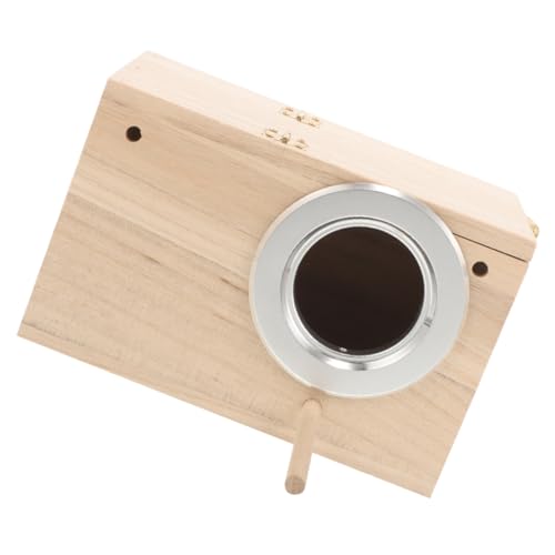COSMEVIVI Parrot Breeding Box Aus Holz Für Lovebirds Nistkasten Mit Sitzstange Für Zucht Vogelhaus Im Garten Schafft Eine Natürliche Lebensumgebung Für Ihre Vögel COSMEVIVI Parrot Breeding Box Aus Holz Für Lovebirds Nistkasten Mit Sitzstange Für Zucht Vogelhaus Im Garten Schafft Eine Natürliche Lebensumgebung Für Ihre Vögel von COSMEVIVI