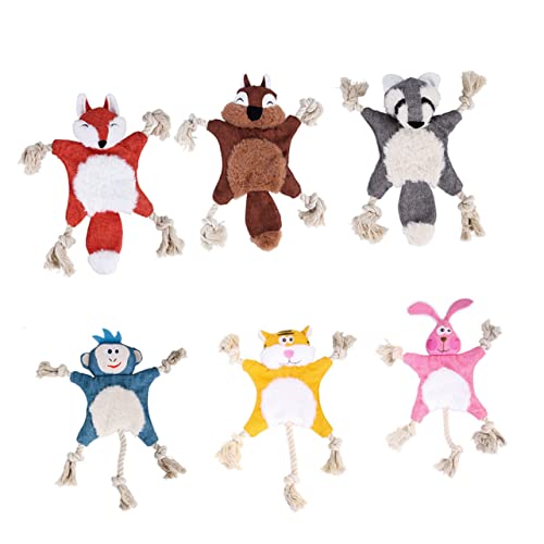 COSMEVIVI Educational Pet Chew Toy Interaktives Kauspielzeug Aus Weichem Plüsch Mit Geräuschfunktion Für Hunde Und Katzen Tigerdesign Fördert Spielverhalten Und Langeweile von COSMEVIVI