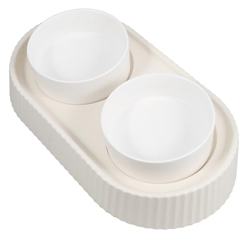COSMEVIVI 2-in-1-katzennapf Aus Keramik Hundenapf Erhöhtes Design Sicherheitshals Flacher Breiter Napf Für Nass- Und Trockenfutter Leicht Zu Reinigende Tierfütterung COSMEVIVI 2-in-1-katzennapf Aus Keramik Hundenapf Erhöhtes Design Sicherheitshals Flacher Breiter Napf Für Nass- Und Trockenfutter Leicht Zu Reinigende Tierfütterung von COSMEVIVI