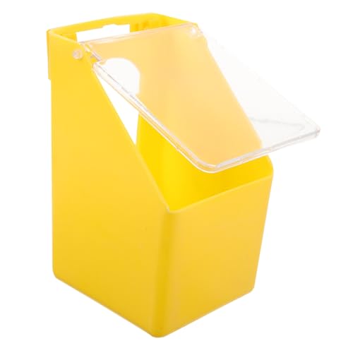 COSMEVIVI Futterbox Für Tauben Käfig Futterbehälter Für Tauben Geflügelfutter Wasser-nahrungsbecken Vogelfütterungsbecher Futternapf Für Papageien Vogelbad Tasse Heu Schüssel Yellow Plastik COSMEVIVI Futterbox Für Tauben Käfig Futterbehälter Für Tauben Geflügelfutter Wasser-nahrungsbecken Vogelfütterungsbecher Futternapf Für Papageien Vogelbad Tasse Heu Schüssel Yellow Plastik von COSMEVIVI