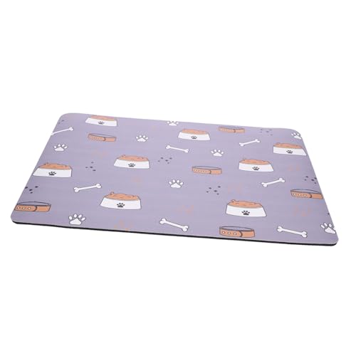 COSMEVIVI Wasserabsorbierende Haustier-essmatte Katzen-wassernapf-pad Haustier-bodenteppich von COSMEVIVI