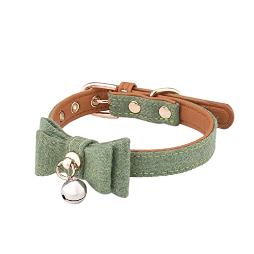 COSMEVIVI Haustierbedarf Kätzchenhalsband Katzenhalsband Filz Hundeglockenhalsband Stilvolle Schleife Haustierzubehör COSMEVIVI Haustierbedarf Kätzchenhalsband Katzenhalsband Filz Hundeglockenhalsband Stilvolle Schleife Haustierzubehör von COSMEVIVI