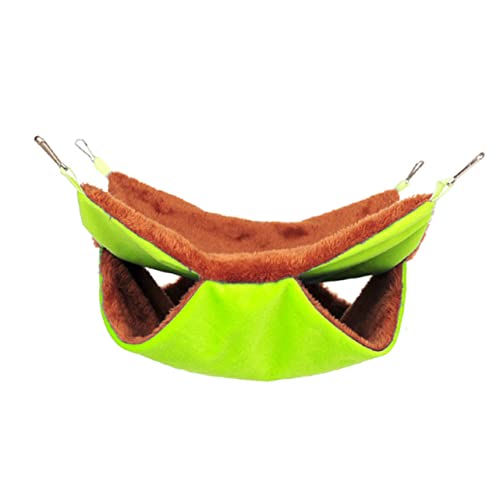 COSMEVIVI Eichhörnchen Hängematte Haustier Bett Sugar Glider Nest Warm Verdicken Grün S Größe COSMEVIVI Eichhörnchen Hängematte Haustier Bett Sugar Glider Nest Warm Verdicken Grün S Größe von COSMEVIVI