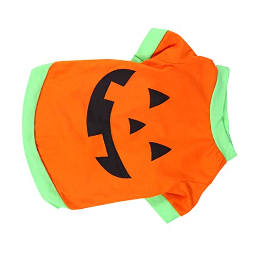 COSMEVIVI Halloween Hundekleidung Kürbis Kostüm Für Haustiere Atmungsaktive Für Partys Und Fotoshootings Geeignet Für Hunde Und Katzen von COSMEVIVI