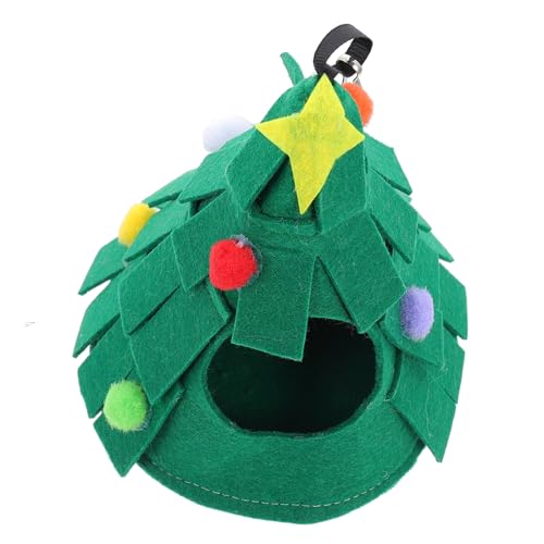 COSMEVIVI Hamster Weihnachtsnest, Haustierkäfig, Hängenest, Hängematte, Weihnachtsbaumform, Hängematte, Hamster Hängenest, Entzückendes Hamsterhaus, Hamster Hängematte, Spielzeug, Hängen, COSMEVIVI Hamster Weihnachtsnest, Haustierkäfig, Hängenest, Hängematte, Weihnachtsbaumform, Hängematte, Hamster Hängenest, Entzückendes Hamsterhaus, Hamster Hängematte, Spielzeug, Hängen, von COSMEVIVI