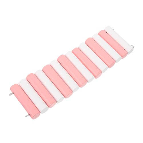 COSMEVIVI Pet Hamster Kletterleiter Aus Holz Multifunktionale Brücke Für Kleine Tiere Für Hamster Mäuse Und Andere Kleintiere Lang Pinke Farbe Einfache Montage Fördert Gesundheit Und COSMEVIVI Pet Hamster Kletterleiter Aus Holz Multifunktionale Brücke Für Kleine Tiere Für Hamster Mäuse Und Andere Kleintiere Lang Pinke Farbe Einfache Montage Fördert Gesundheit Und von COSMEVIVI
