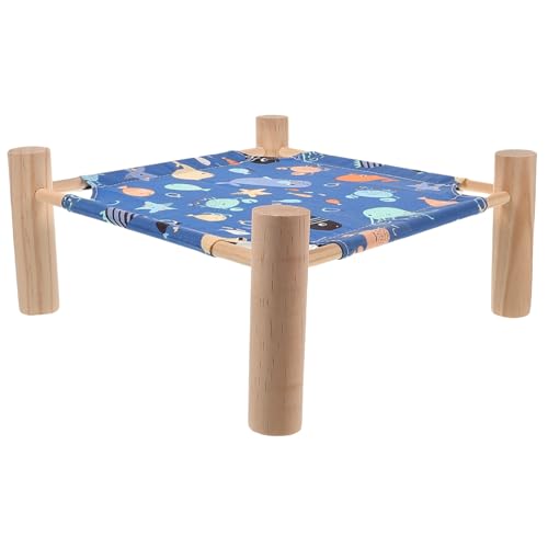 COSMEVIVI Elevated Hamster Bett Mit Abnehmbarer Hängematte Atmungsaktiver Campingbett Für Kleine Haustiere Für Hamster Meerschweinchen Und Kaninchen Platzsparendes Design Waschbar von COSMEVIVI