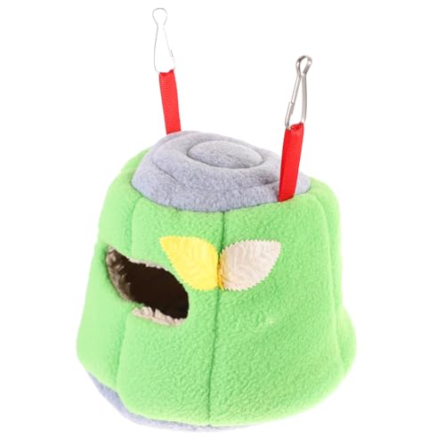 COSMEVIVI Hamsternest große Hängematte Haustierbett Höhlenbett für kleine Tiere großer Hamsterplüsch Hamsterhütte hamsterbett pet Bed Hamsterhaus Schlafhaus für Haustiere kurzer Plüsch Green COSMEVIVI Hamsternest große Hängematte Haustierbett Höhlenbett für kleine Tiere großer Hamsterplüsch Hamsterhütte hamsterbett pet Bed Hamsterhaus Schlafhaus für Haustiere kurzer Plüsch Green von COSMEVIVI