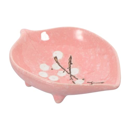 COSMEVIVI Hamsterschale aus Keramik süße Fressnäpfe Futterspender für Katzen Essen pet Water Bowl keramikschüsseln Lebensmittel Werkzeug Futternapf für Hamster beißfester Futternapf Rosa von COSMEVIVI