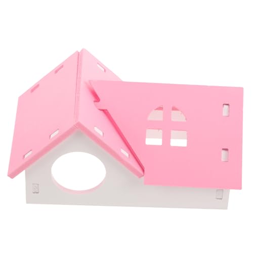 COSMEVIVI Hamsterspielzeug, Hamsterkäfig, Verschleißfest, Rattenhaus, Hamsterhabitat, Chinchilla Spielzeug, Empfindliches Rattenhaus, Rattenzubehör, Hamsterhäuser, Heim, Rattenversteck, von COSMEVIVI