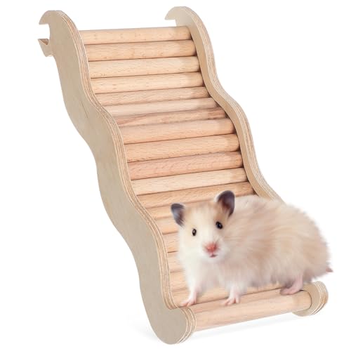COSMEVIVI Hamster Kletterleiter Wellenförmige Brücke Für Kleintiere Vielseitig Einsetzbar Als Kletterspielzeug Und Dekoration Und Für Hamster Und Reptilien COSMEVIVI Hamster Kletterleiter Wellenförmige Brücke Für Kleintiere Vielseitig Einsetzbar Als Kletterspielzeug Und Dekoration Und Für Hamster Und Reptilien von COSMEVIVI