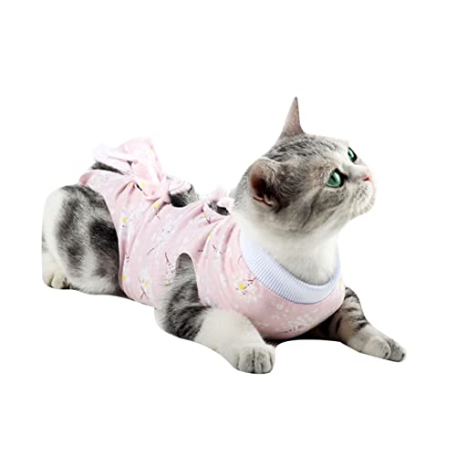 COSMEVIVI Katzen Erholungsanzug Für Nach Der Bequeme Dünne Katzenkleidung Mit Pflaumenblütenmuster Größe S Für Optimalen Schutz Vor Lecken Und Zur Unterstützung Der COSMEVIVI Katzen Erholungsanzug Für Nach Der Bequeme Dünne Katzenkleidung Mit Pflaumenblütenmuster Größe S Für Optimalen Schutz Vor Lecken Und Zur Unterstützung Der von COSMEVIVI
