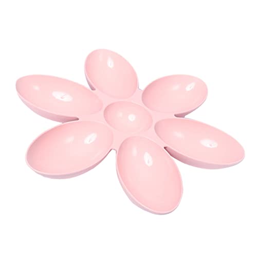 COSMEVIVI Haustier Liefert Pet Bowl Blütenblatt Geformte Lebensmittel Feeder Hund Katze Fütterung Becken Kratzer COSMEVIVI Haustier Liefert Pet Bowl Blütenblatt Geformte Lebensmittel Feeder Hund Katze Fütterung Becken Kratzer von COSMEVIVI