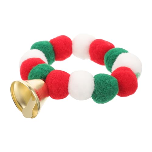 COSMEVIVI Weihnachten Hundehalsband Plüsch Bälle Dekorative Pompom Für Kleine Hunde Welpen Haustier Party Anlass Outfit COSMEVIVI Weihnachten Hundehalsband Plüsch Bälle Dekorative Pompom Für Kleine Hunde Welpen Haustier Party Anlass Outfit von COSMEVIVI