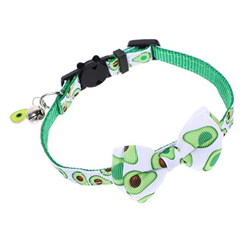 COSMEVIVI Elegantes Verstellbares Katzenhalsband Mit Fruchtmuster Hautfreundliches Haustierhalsband Für Festliche Partys von COSMEVIVI